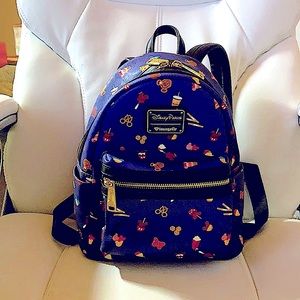 Loungefly Disney Parks Snacks backpack.